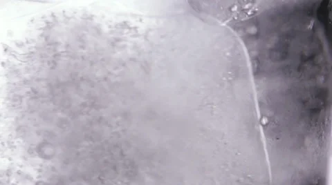 Close up view of the ice cubes in glass on dark background Stock Footage 34311294