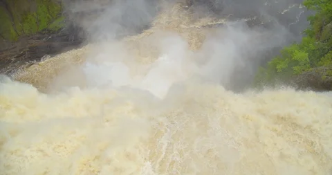 Close up view of intense water current Stock Footage 115095649