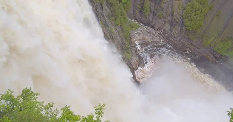 Close up view of intense water current Stock Footage 115095875