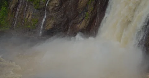 Close up view of intense water current Stock Footage 115096292