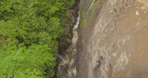 Close up view of intense water current Stock Footage 115097066