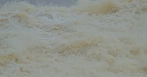 Close up view of intense water current Stock Footage 115097986
