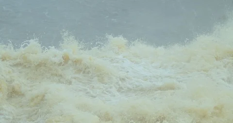 Close up view of intense water current Stock Footage 115098005