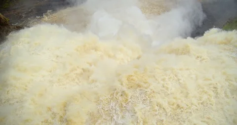 Close up view of intense water current Stock Footage 115098291