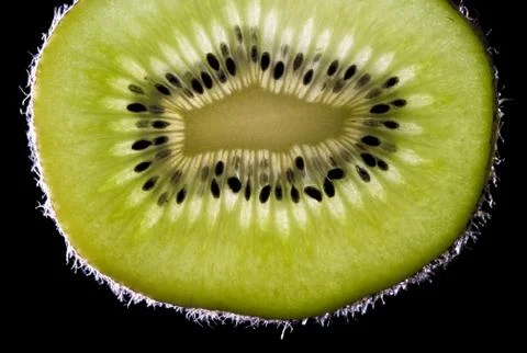 Close-up view of kiwi fruit 库存照片