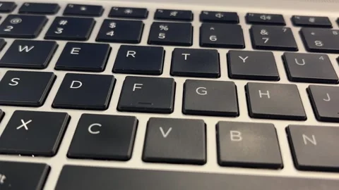 Close-Up View of Laptop Keyboard Stock-Footage 311697105