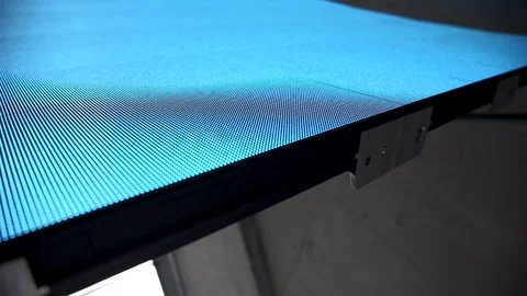 Close Up View Of Large Display, Screen.Color Pixels. Stock Footage 102051846