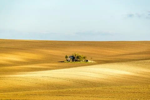 A close-up view of the large screws securing the train tracks during a sunny  Stock-Fotos