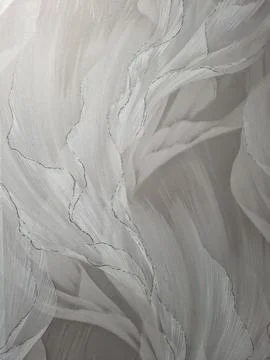 Close up view of light grey fabric showing flowing lines and a subtle textu.. Stock Photos