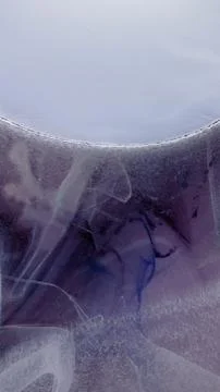 Close-up view of mixing alcohol ink and epoxy resin with various colors Stock Illustration