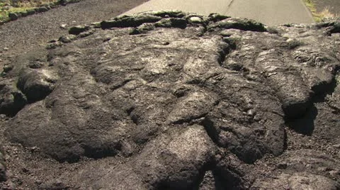 Close Up View of Molten Lava 4 Video stock 19282348