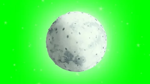 Close-up view of moon rotating in a star... | Stock Video | Pond5