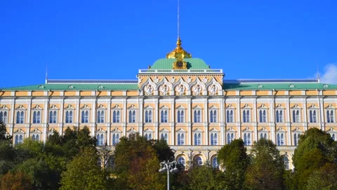 Close-up view of Moscow Kremlin Stock Footage 261733304