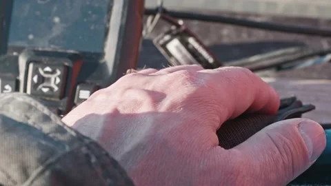 Close up view of mosquito on man hand. Large insects of Yamal peninsula. Stock Footage 164382270