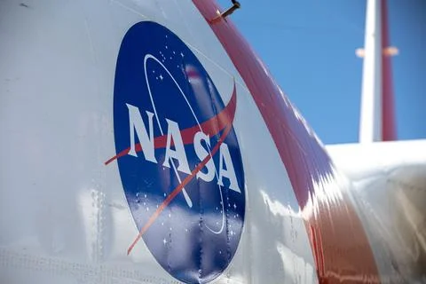 A close-up view of NASAs C-130 aircraft that carries the Adaptive Caching A.. Photos