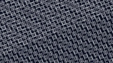 Close up view of navy fabric with a repeating light geometric square grid pat 库存插图