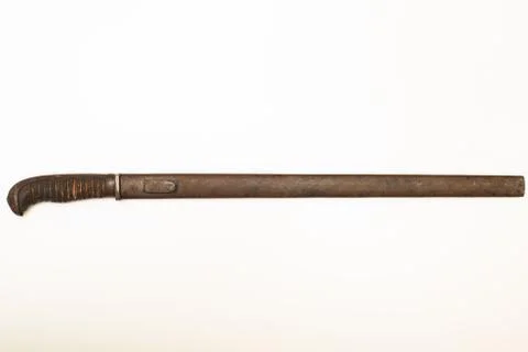 Close up view of old short sword in scabbard Stock Photos