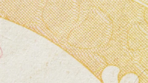 Close view of a part of banknotes, sequence of macro images. Partial view of  Stock Footage 140257867