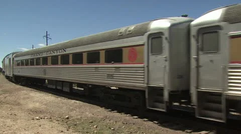 Close Up View of Passenger Train As It Passes By 스톡 동영상 18977370
