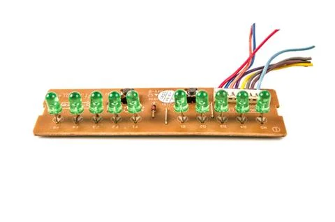 Close up view of a personal computer memory chip isolated on a white background 스톡 사진