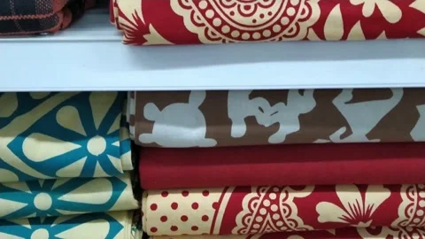 Close up view of pillows in the shopping mall. Stock Footage 145801280