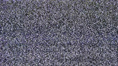 Close up view at a plasma tv while showing television activity. Stock Footage 164335301