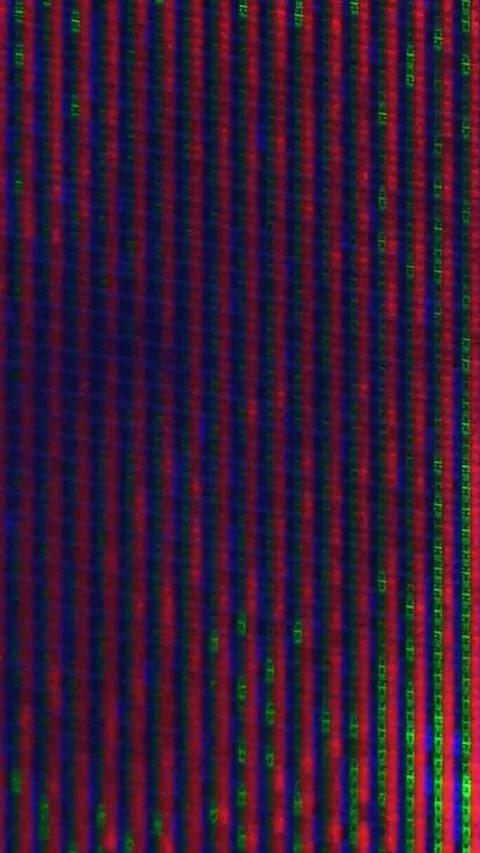 Close up view at a plasma tv while showing television activity Stock Footage 346326585