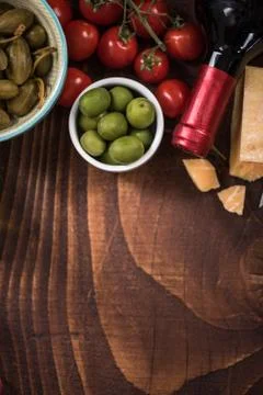 Close up view pn spanish tapas Stock Photos