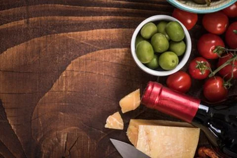 Close up view pn spanish tapas Stock Photos