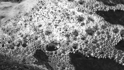 Close-Up View Of A Rapid Stream Of Flowing Water. Stock Footage 320261709