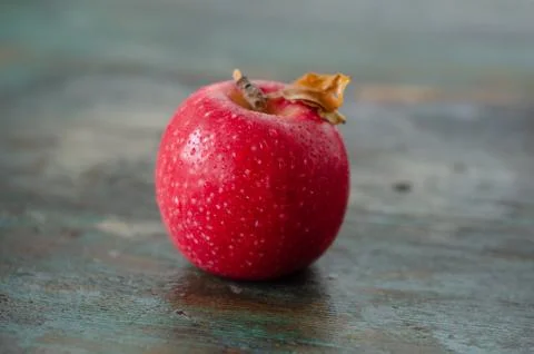 Close up view of red apples. Stock Photos
