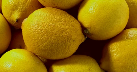 Close up view of ripe organic lemons. Stock-Footage 295314372