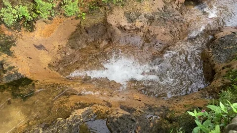 Close up view of river currents or water ripples Stock Footage 295499110