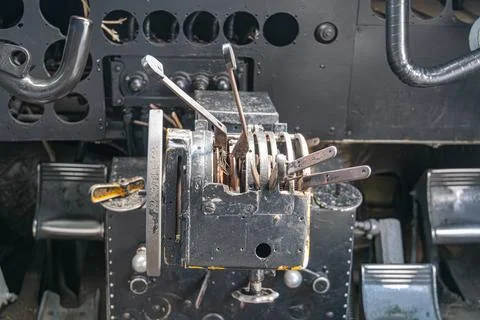 Close-up view of a robust mechanical equipment in an industrial setting, pr.. Stock Photos