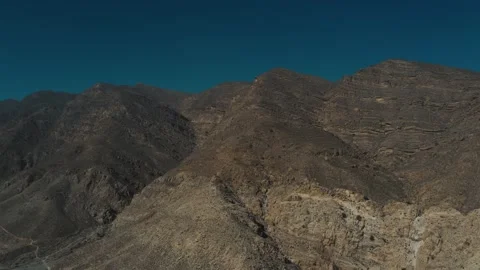 Close view of rocky mountains in Quetta Pakistan Stock Footage 219860291