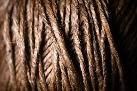 Close view of the rope ball Stock Photos