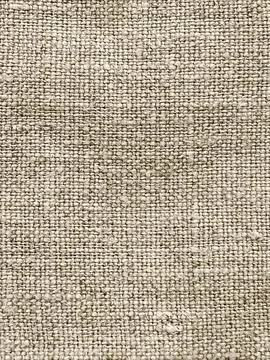 Close-up view of a rough, beige burlap fabric texture Stock Photos