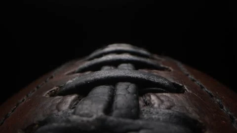 Close-up view of rugby ball Stock Footage 165992659