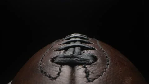 Close-up view of rugby ball Stock Footage 166107312