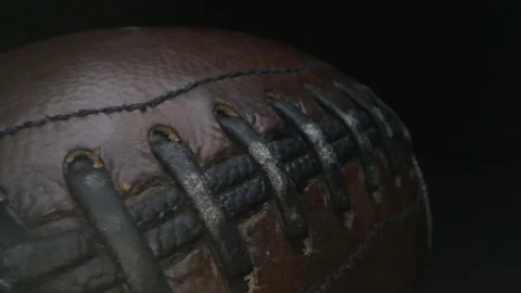 Close-up view of rugby ball Stock Footage 166404149