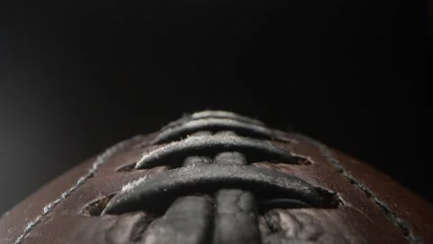 Close-up view of rugby ball Stock Footage 166404429