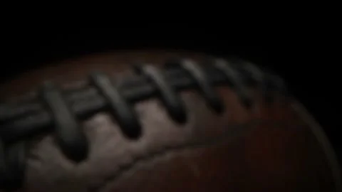 Close-up view of rugby ball Stock Footage 169873234