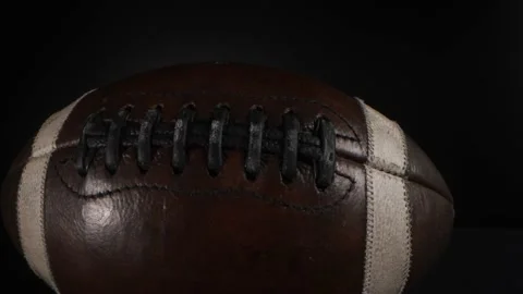 Close-up view of rugby ball Stock Footage 169873372