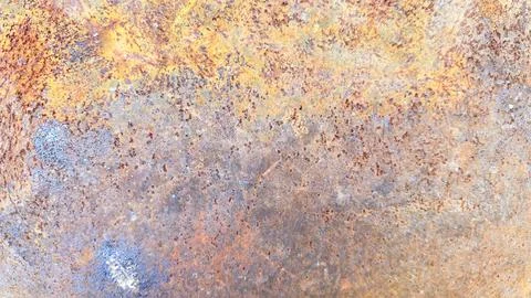 Close up view of rusty metal texture background Stock Photos