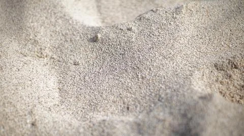 Close view of sandy beach in tropical beach 스톡 사진