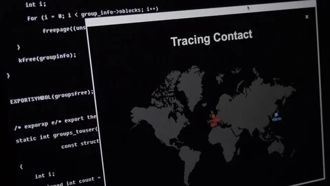Close up view to screen computer laptop monitor. Facilities linked accessing 動画素材 82923105