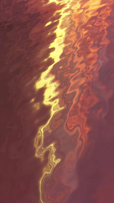 Close up view of seamless ocean waves with sunset pattern on water surface Stock Footage 241116099