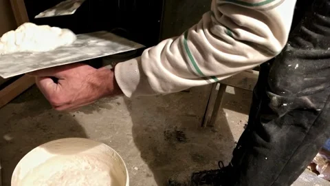 Close-up view of Skilled Hand Applying Plaster with Trowel in Construction Work Vídeos de archivo 303130981