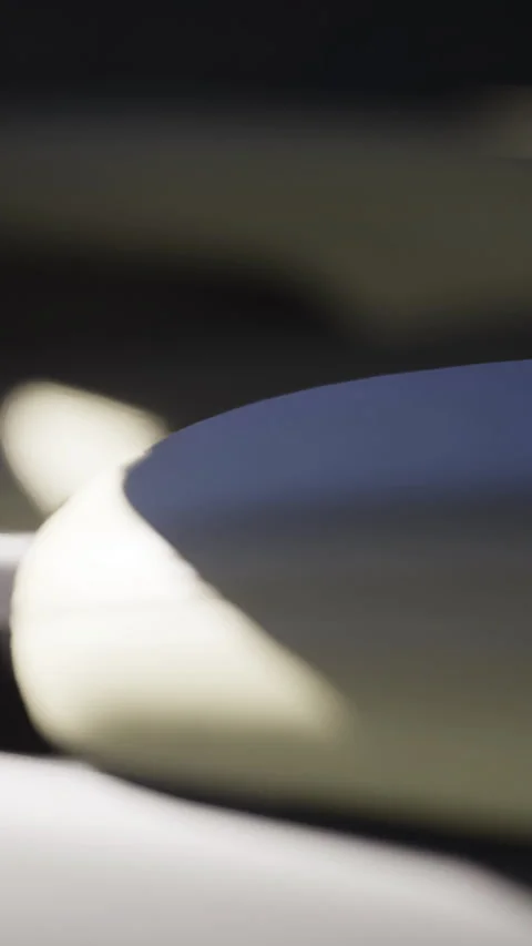Close view of a smooth object in natural light during the daytime Stock Footage 332213015