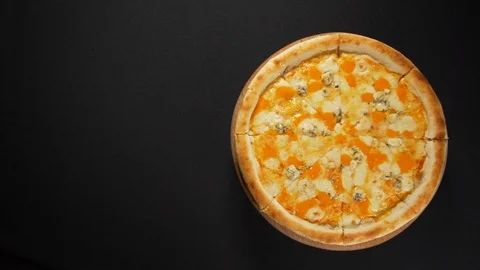 Close up view tasty pizza Stock Footage 121906581